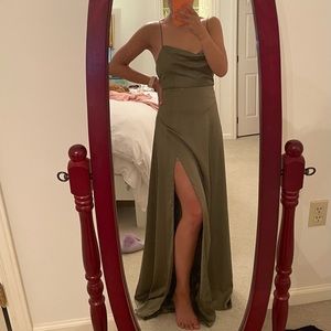 FAME AND PARTNERS x FREE PEOPLE Rosabel maxi dress